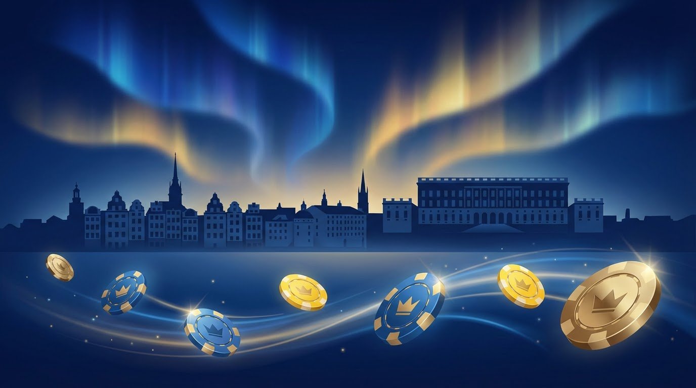 Wildzy Casino Sverige — norrsken över Stockholm med casinochips